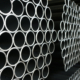 Side view of steel pipe bundles