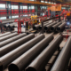 Manufacture of large diameter pipes